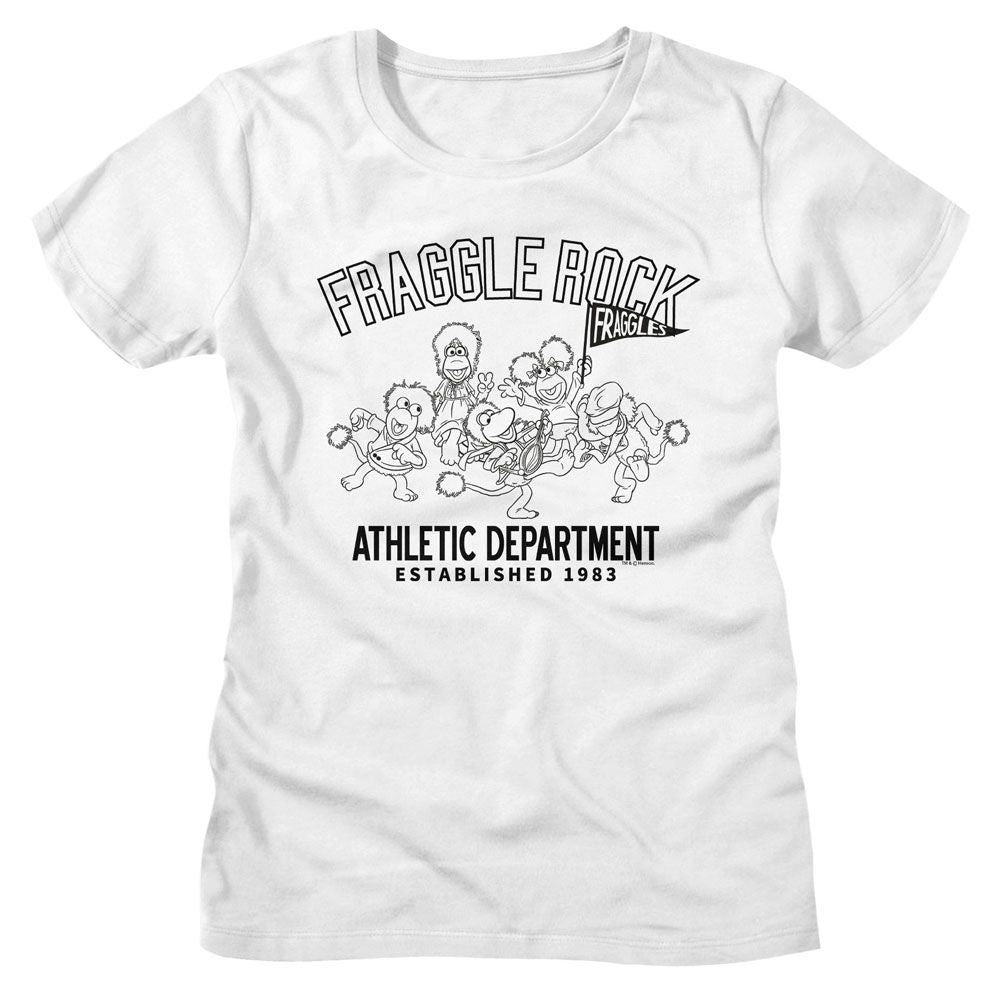 Fraggle Rock Fraggle Rock Athletic Department White Women's T-Shirt