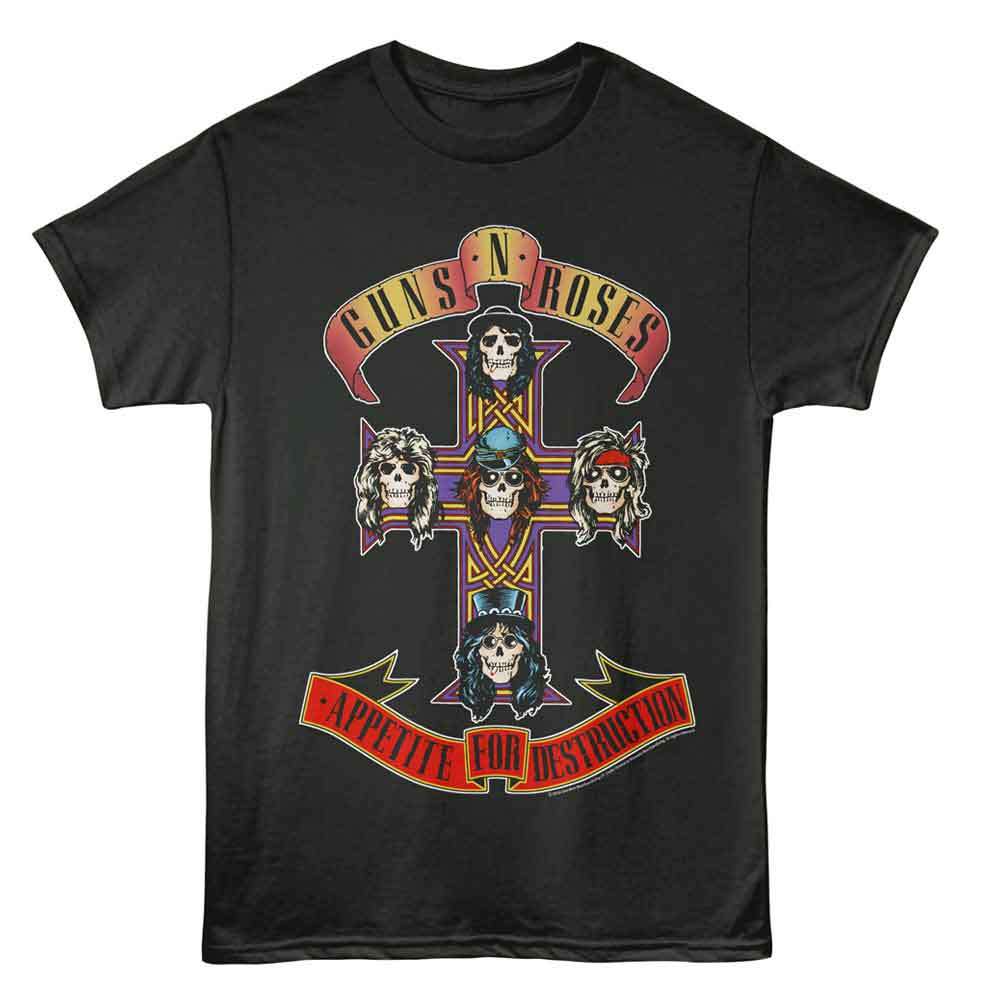 Wholesale GUNS N ROSES GNR APPETITE FOR DESTRUCTION SMOKE T-Shirt