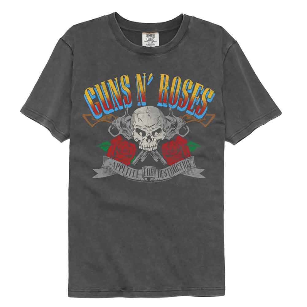 Wholesale GUNS N ROSES GNR AFD PISTOLS AND SKULL PEPPER T-Shirt