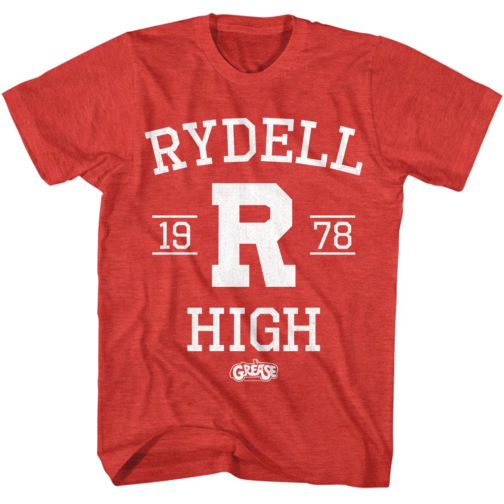 Grease Rydell High Red Heather T-Shirt