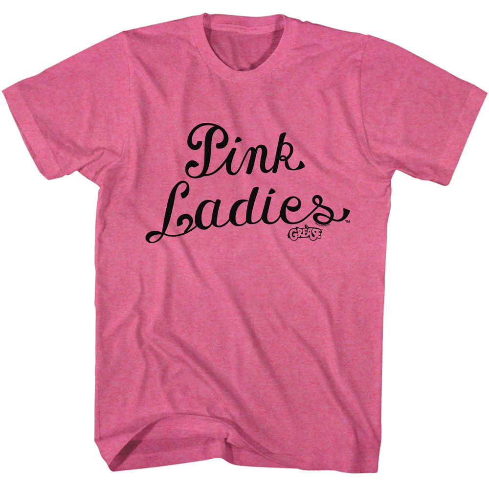 Grease P Ladies Retro Pink Heather T-Shirt