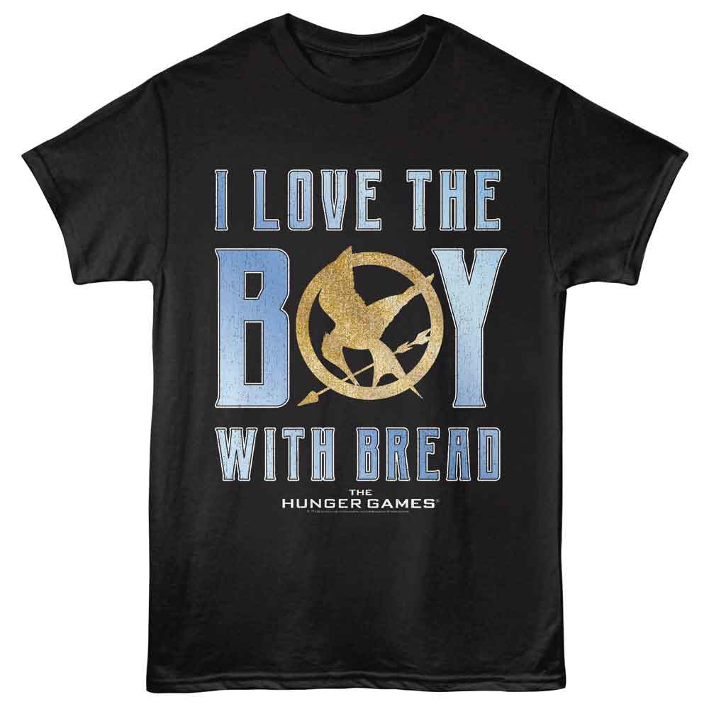 Hunger Games Boy with Bread Black T-Shirt