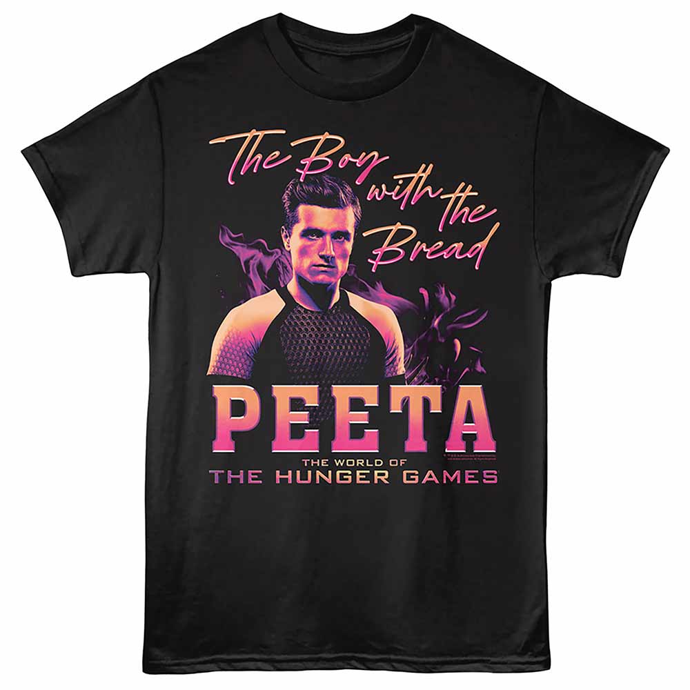 Hunger Games Boy With Bread Black T-Shirt