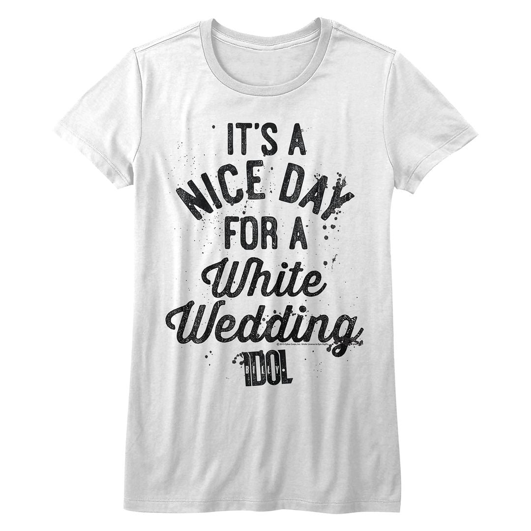 Billy Idol Nice Day White Women's T-Shirt