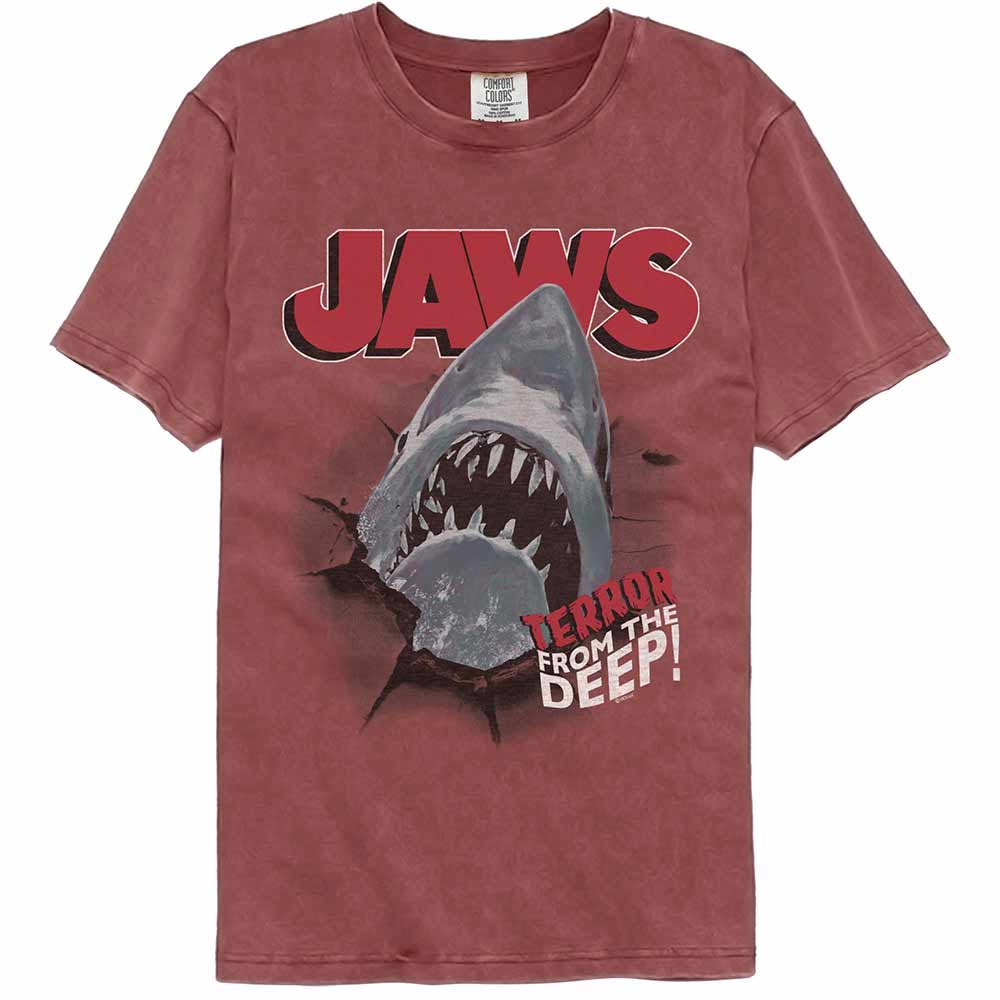 Jaws Terror From The Deep Brick Premium Comfort Colors T-Shirt