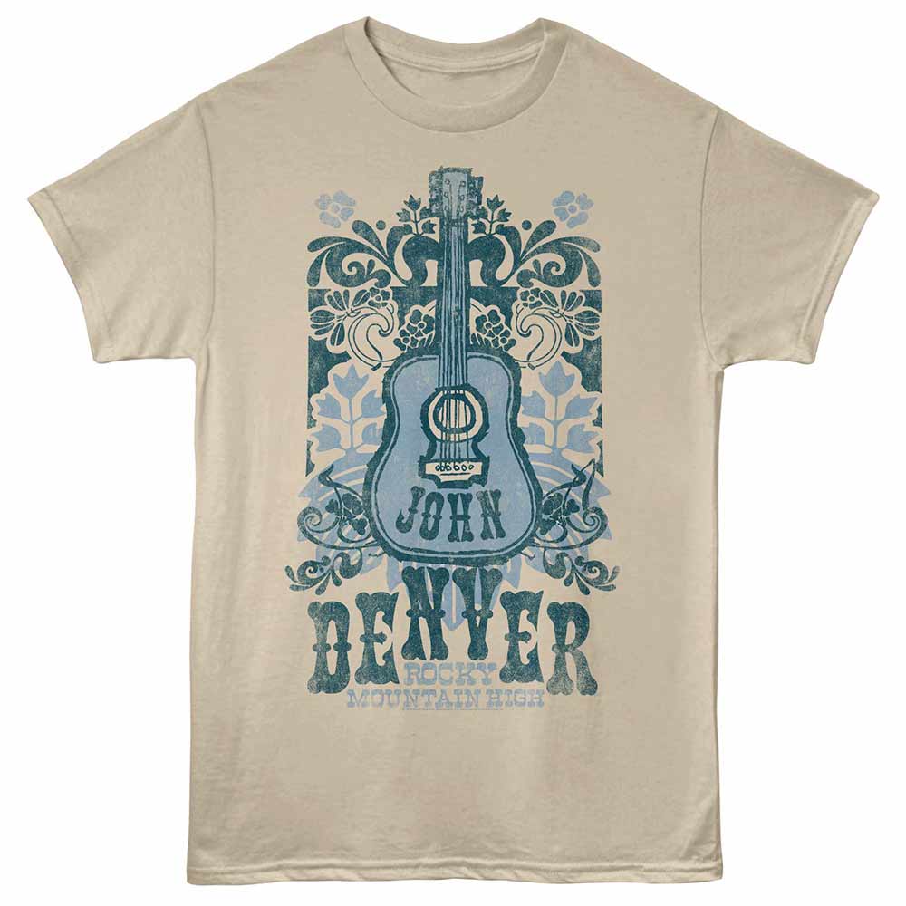 John Denver Blue Floral Sand T-Shirt