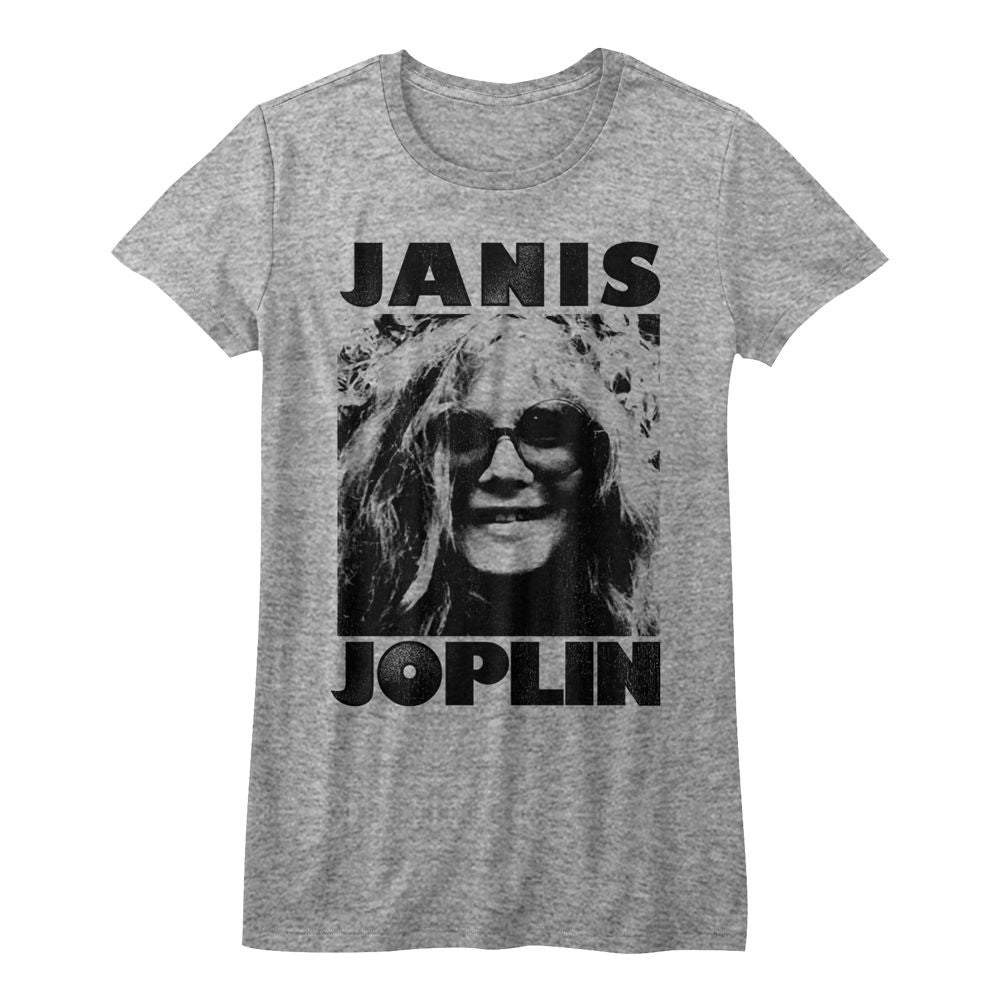 Janis Joplin Janis Athletic Heather Women's T-Shirt