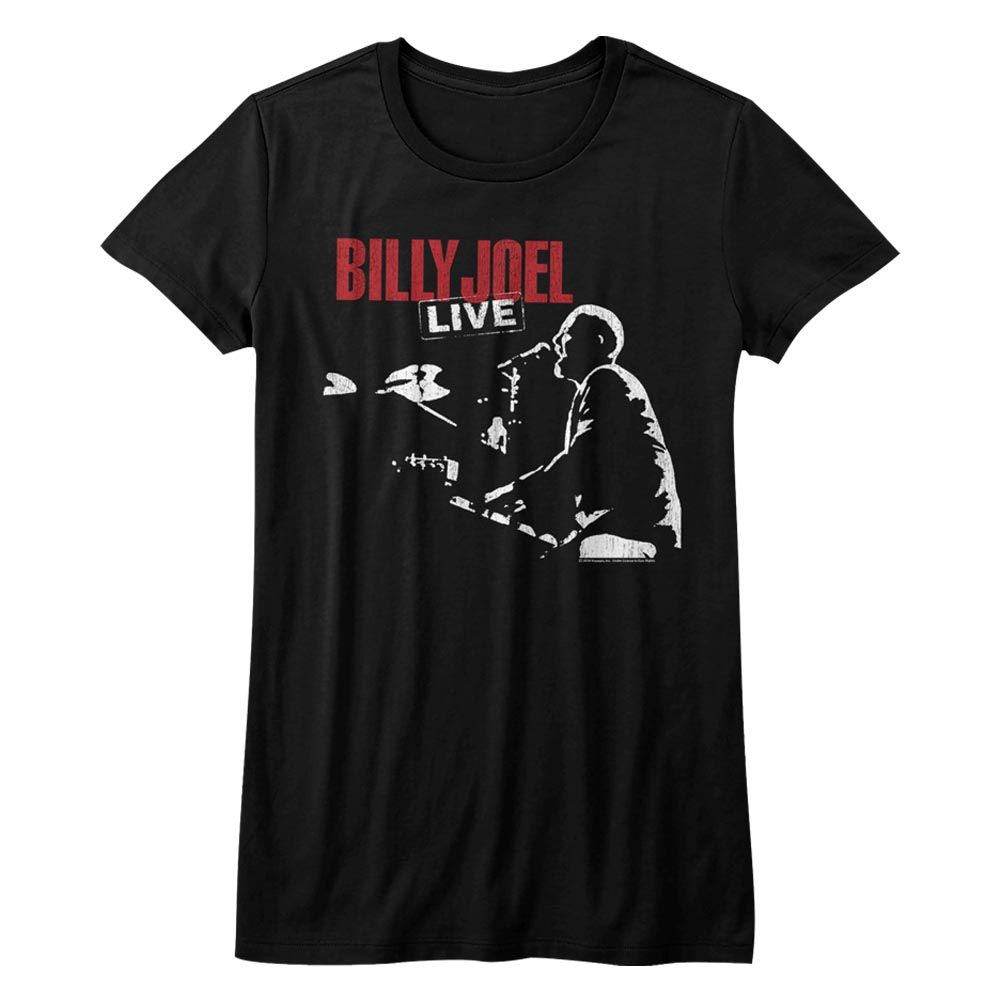 Billy Joel 81 Tour Black Women's T-Shirt