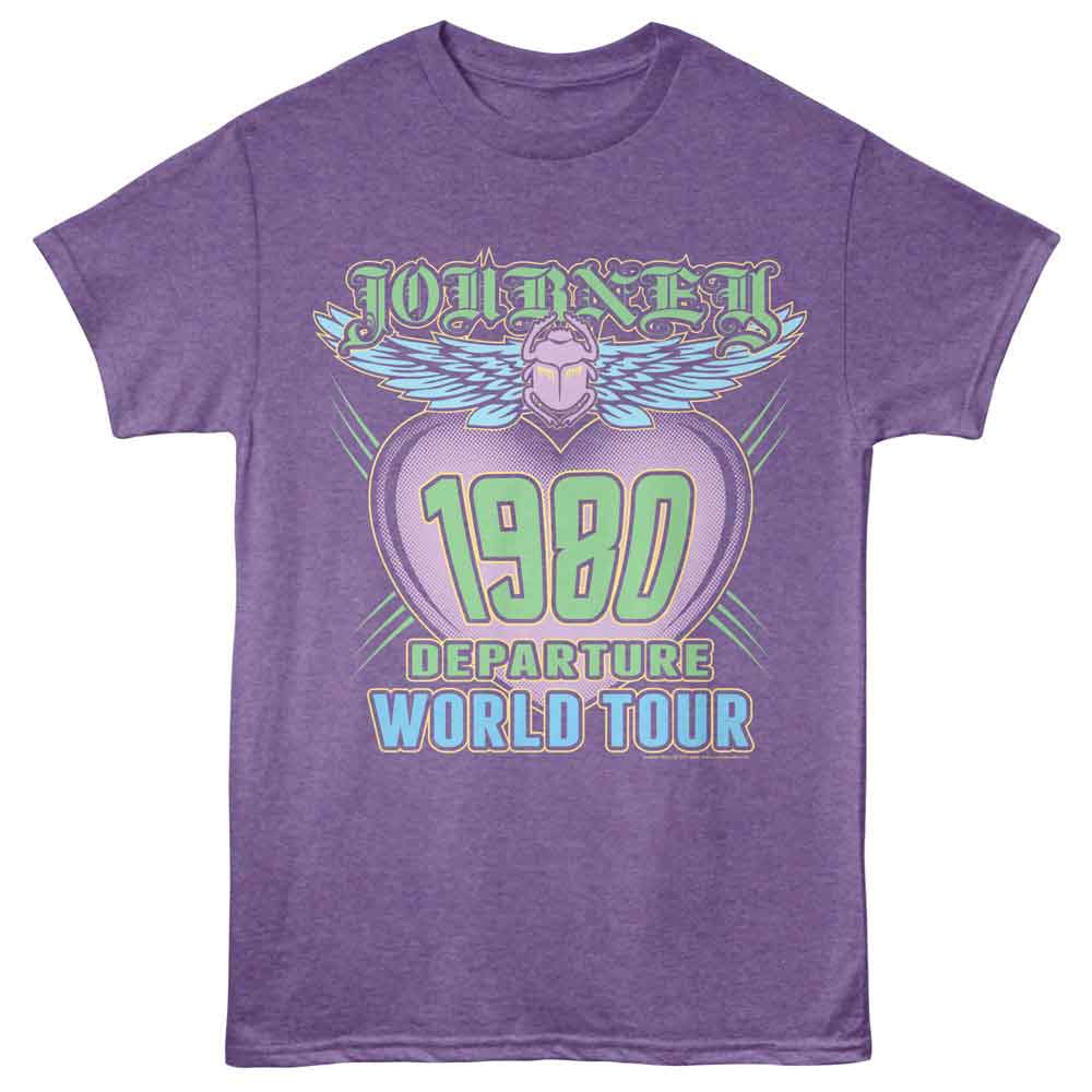 Journey Departure World Tour Purple Heather T-Shirt