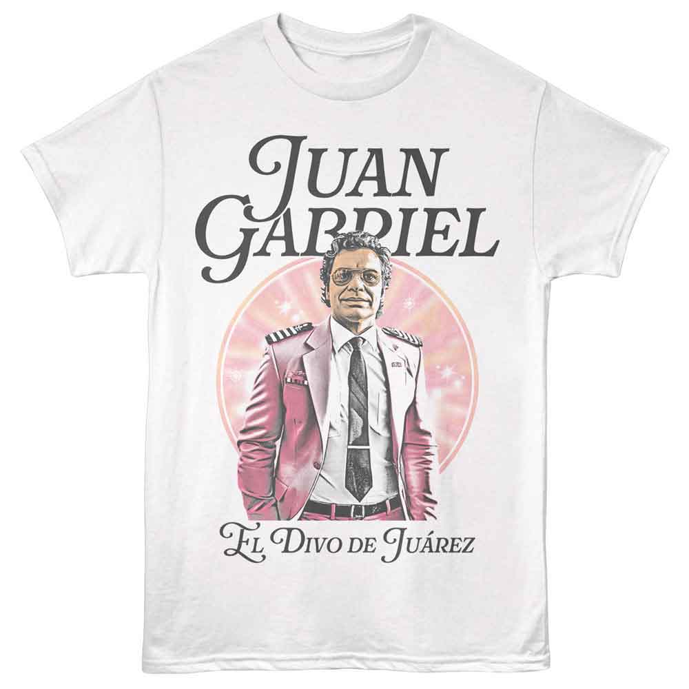 Juan Gabriel Cuidades Mexico Pilot White T-Shirt