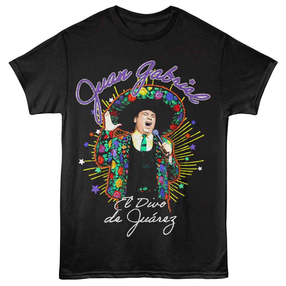 Juan Gabriel El Divo Black T-Shirt