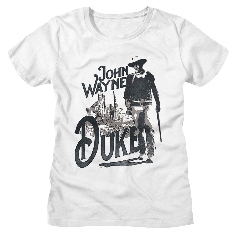 John Wayne John Wayne The Duke White Women's T-Shirt