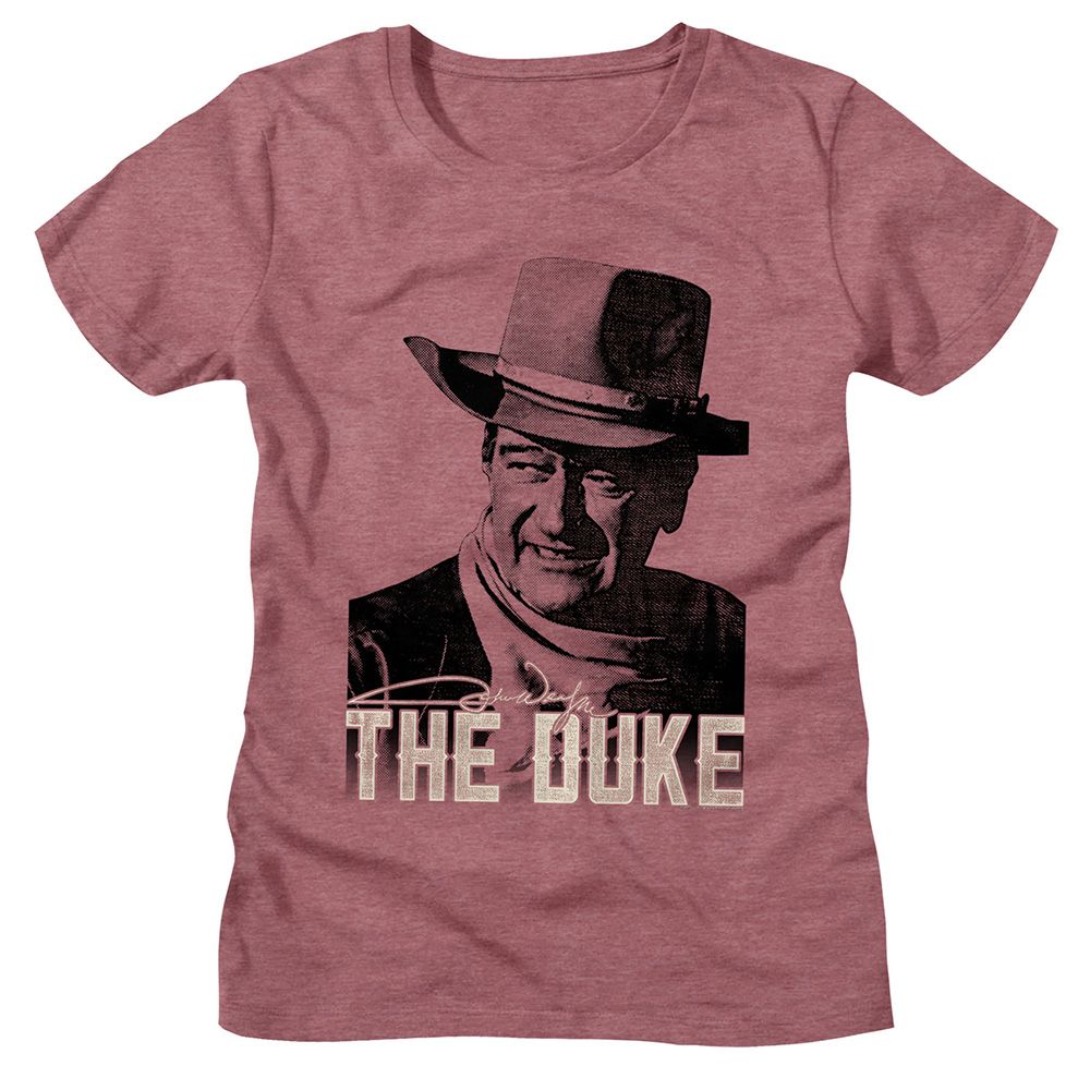 John Wayne John Wayne Duke Heather Mauve Women's T-Shirt