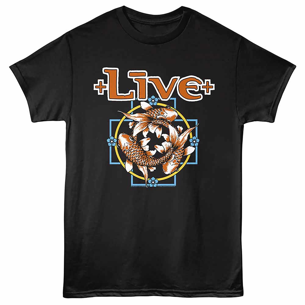 Live Koi Black T-Shirt
