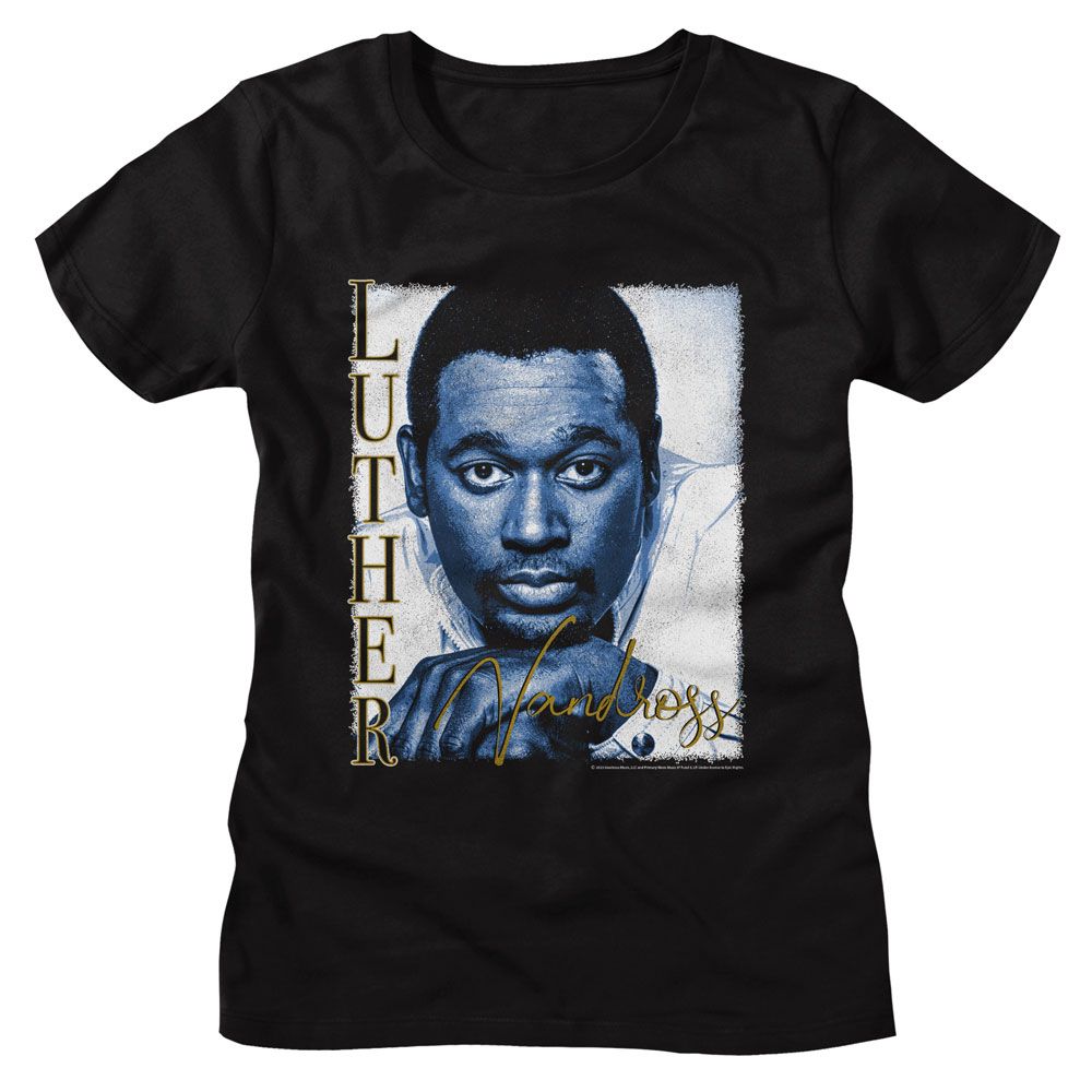 Luther Vandross Luther Vandross Black Women's T-Shirt