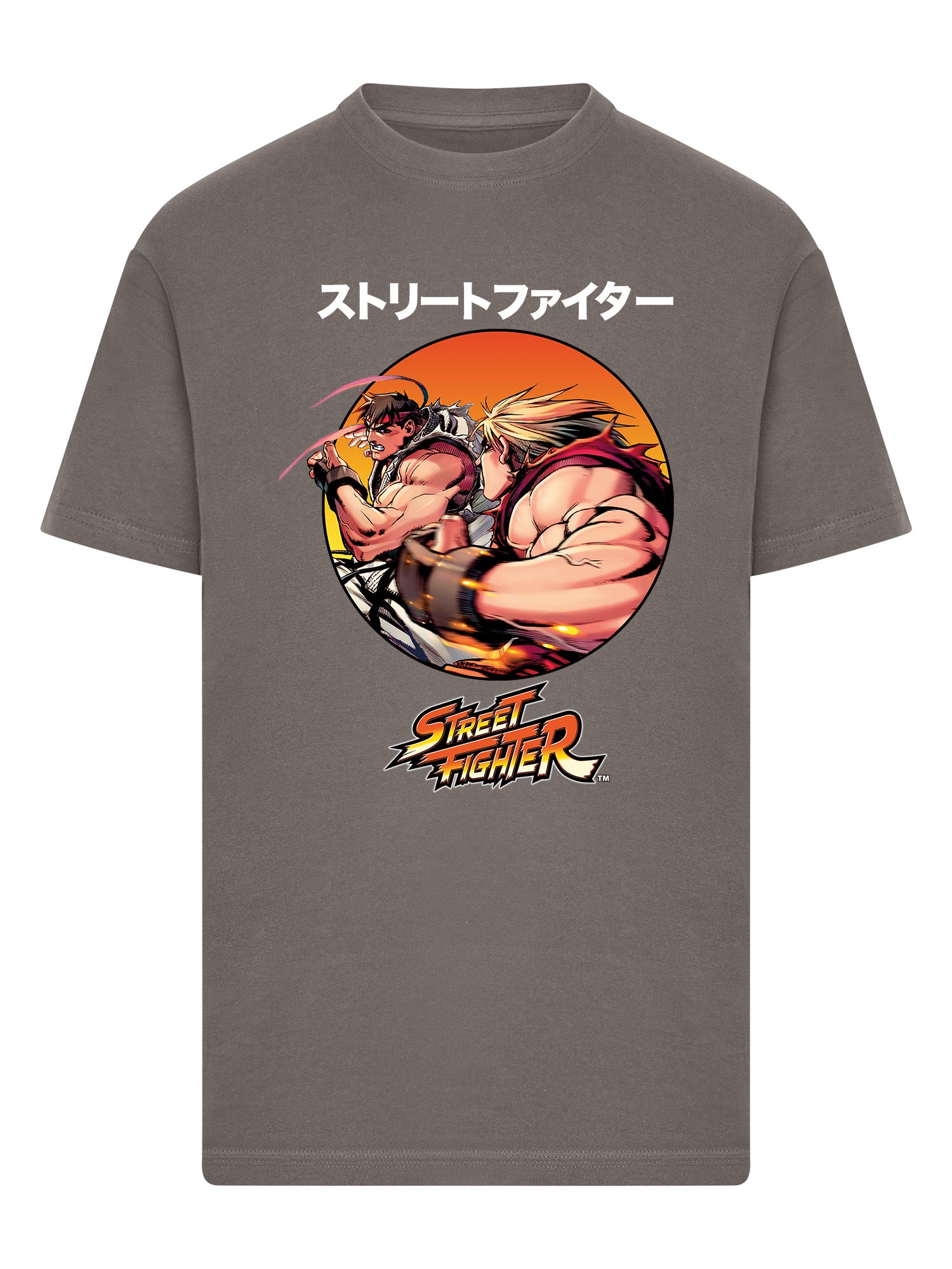 Wholesale Street Fighter t-shirt for your store - Men's T-Shirt Street Fighter Logo 2.0 Graphic Print Tee Dark Shadow (image…