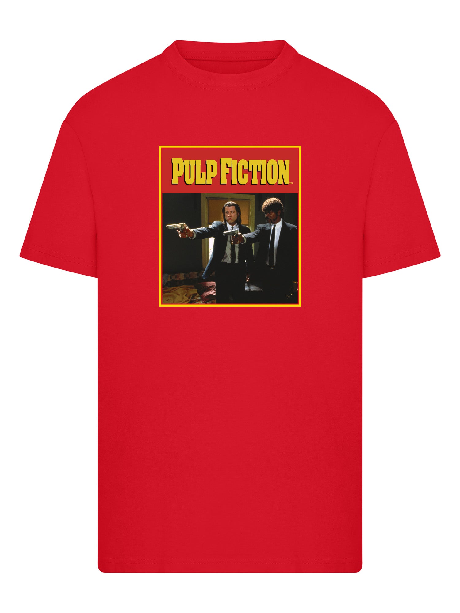 Wholesale Pulp Fiction t-shirt for your store - Men's T-Shirt Pulp Fiction Jules Graphic Print Tee Red (image 3)