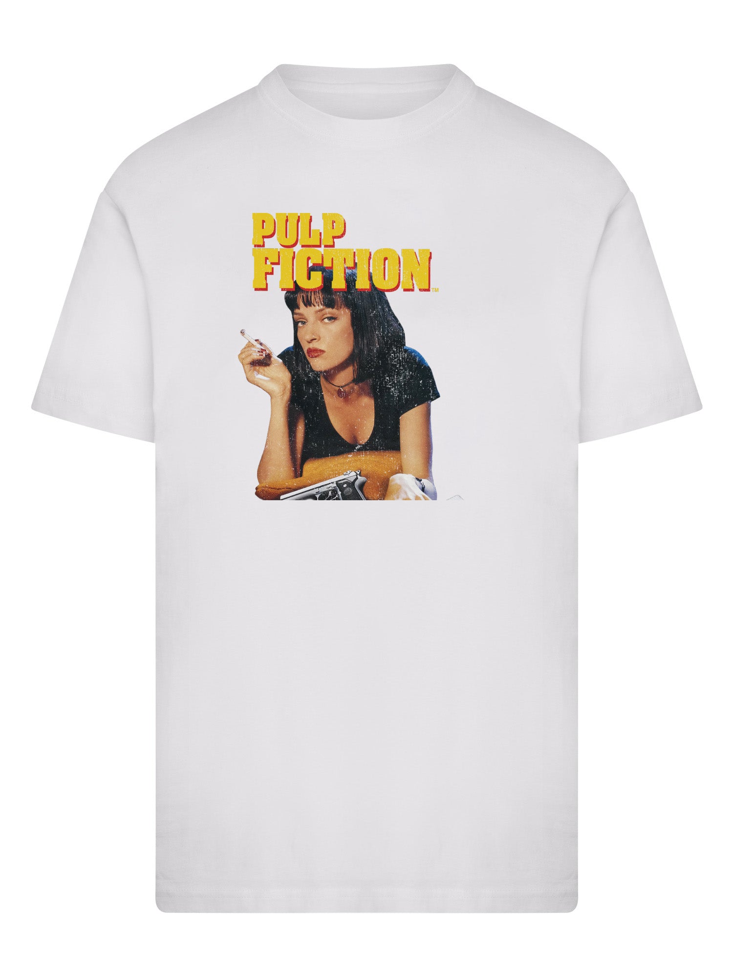 Wholesale Pulp Fiction t-shirt for your store - Men's T-Shirt Pulp Fiction Vintage Mia Wallace Graphic Print Tee White (imag…