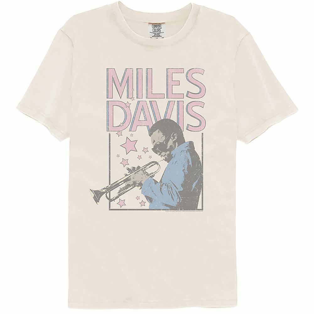Miles Davis Stars And Rectangle Ivory Premium Comfort Colors T-Shirt