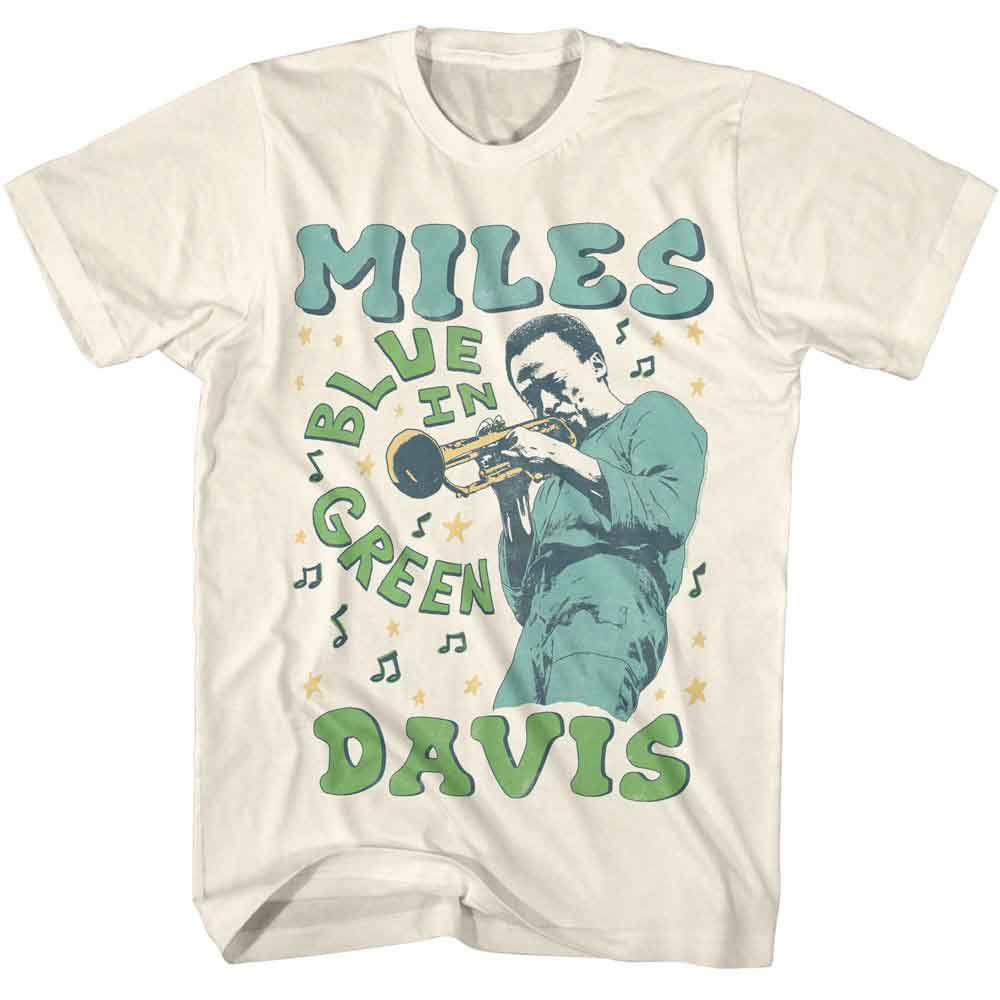 Miles Davis Blue in Green Natural T-Shirt