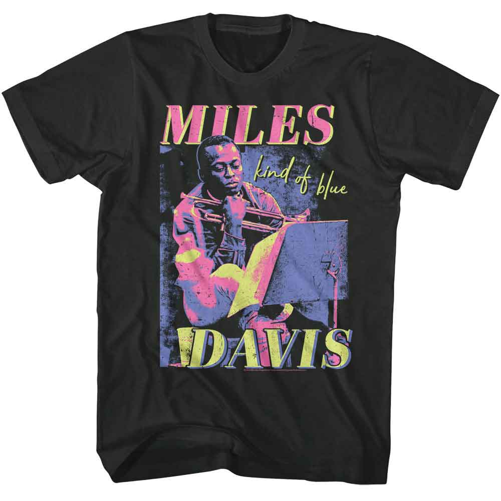 Miles Davis Vibrant Tricolor Smoke T-Shirt