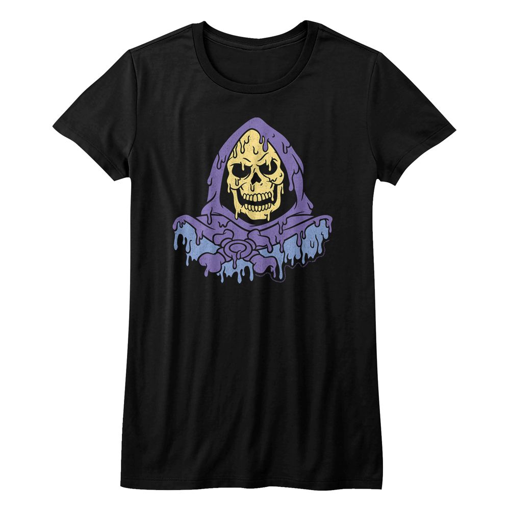 Masters of the Universe Melty Skeletor Black Women's T-Shirt