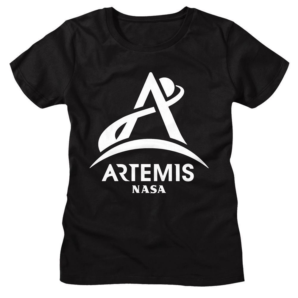 NASA Nasa Artemis One Color Light Black Women's T-Shirt