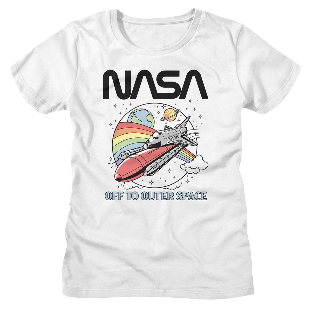 NASA Nasa to Space White Women's T-Shirt