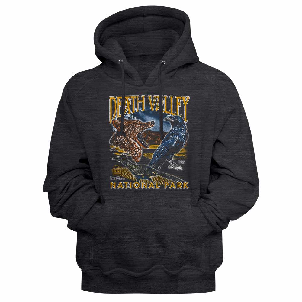 U.S. National Parks Death Valley Animals Charcoal Heather Hoodie