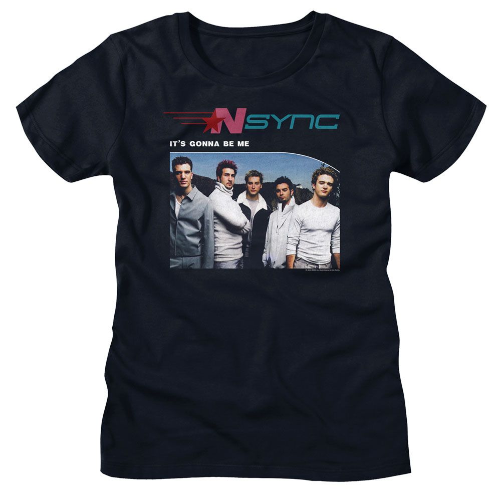 NSYNC Nsync Gonna Be Me Navy Women's T-Shirt