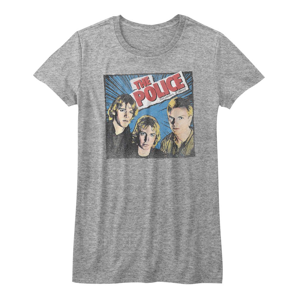 The Police Comic-ish Athletic Heather Women's T-Shirt