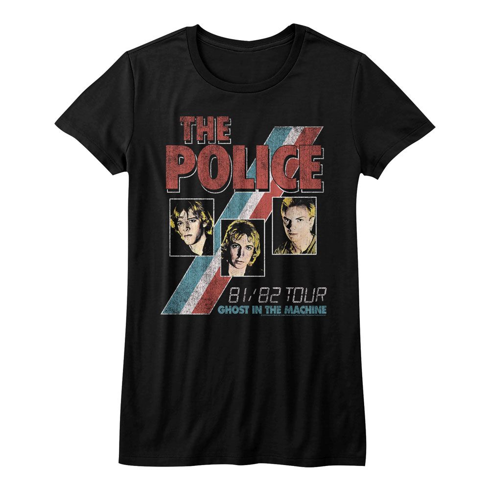 The Police Ghost in The Machine Black Women's T-Shirt