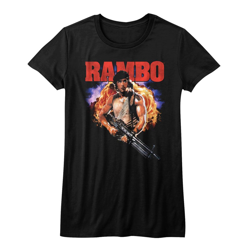 Rambo Exploooooode Black Women's T-Shirt