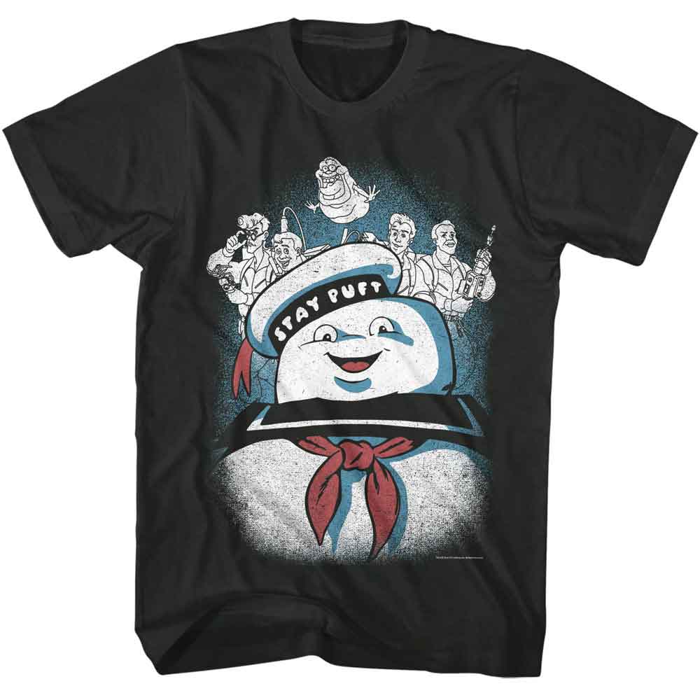 The Real Ghostbusters RGB Stay Puft and Ghostbusters Smoke T-Shirt