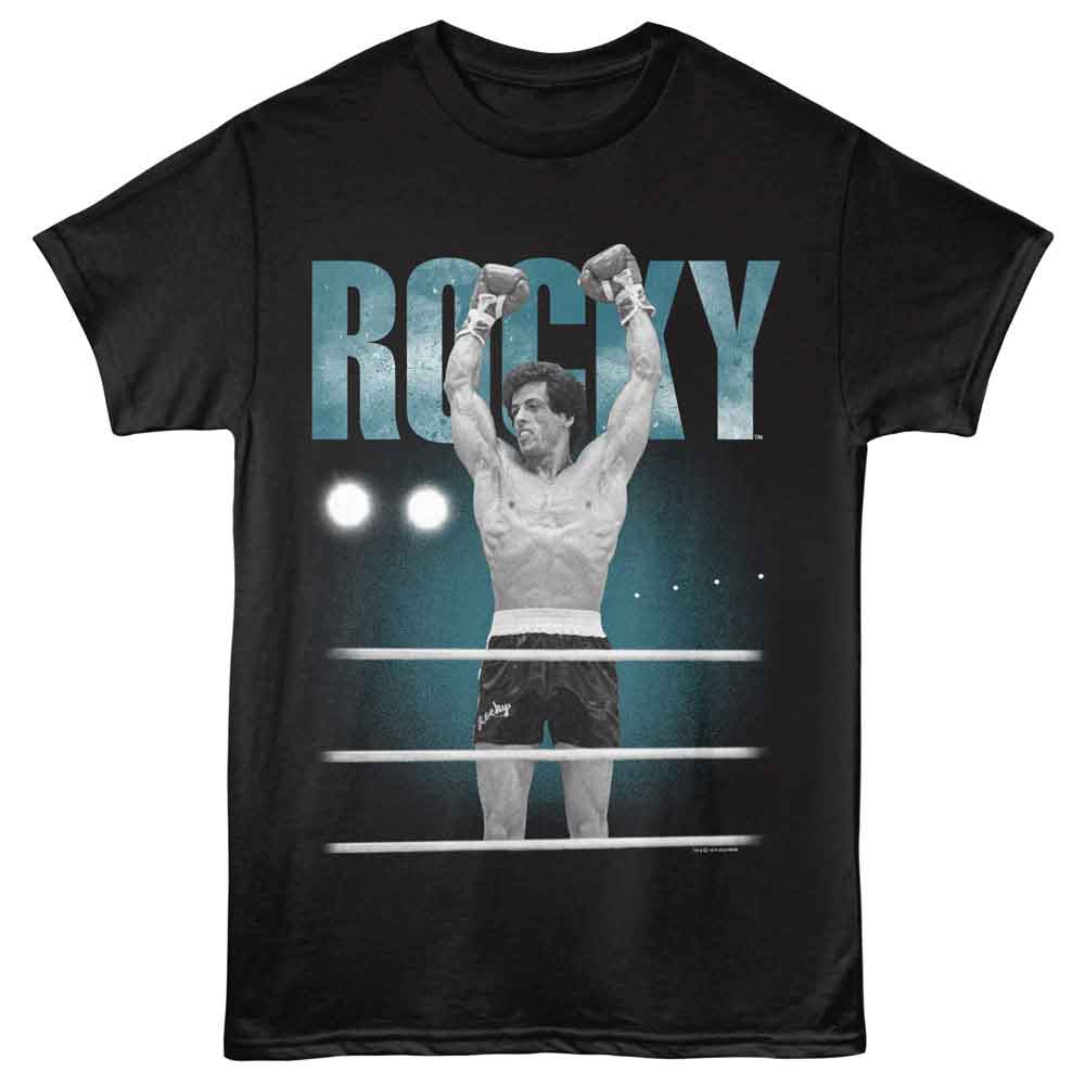 Rocky the Champ Black T-Shirt