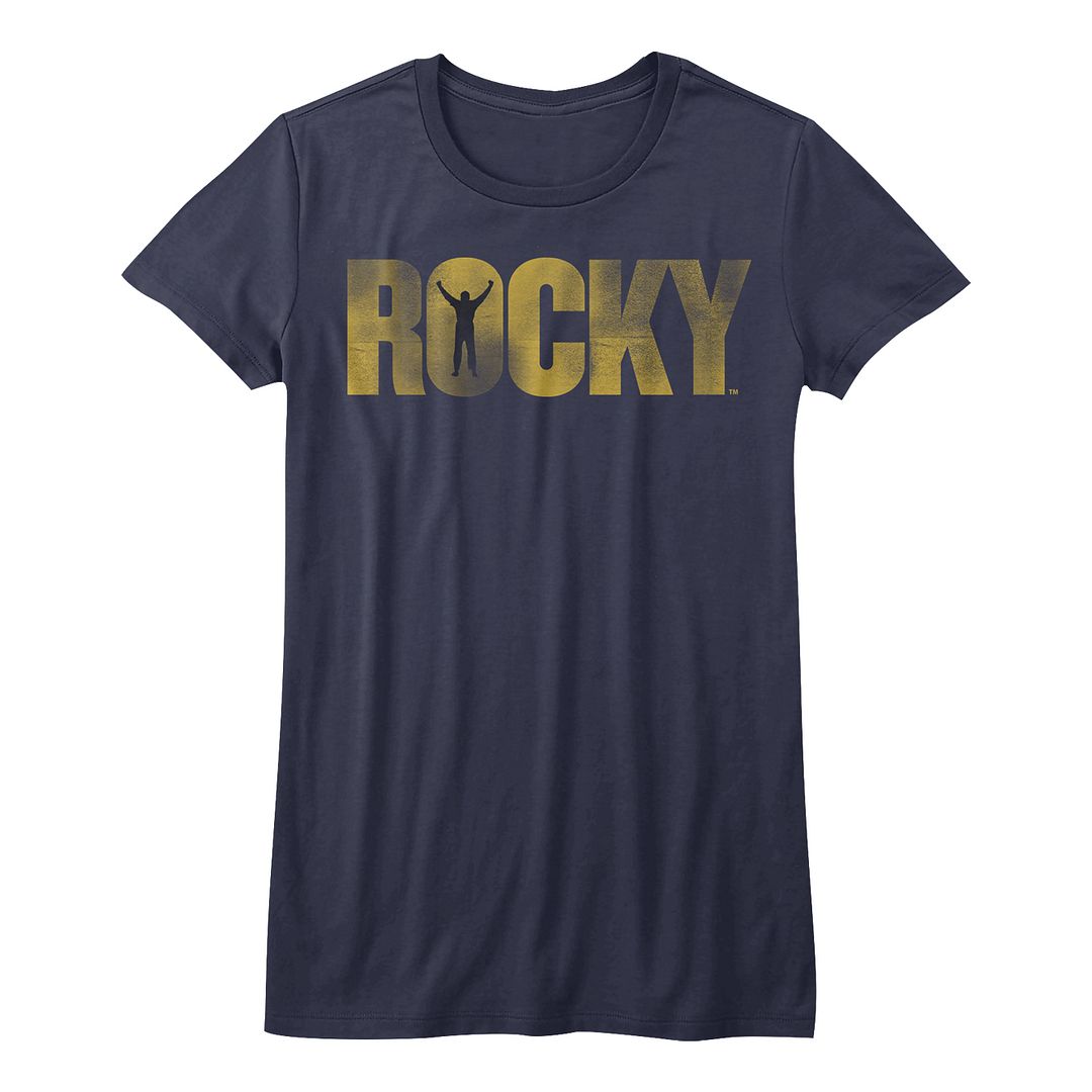 Rocky Rocky Logo Navy Women's T-Shirt