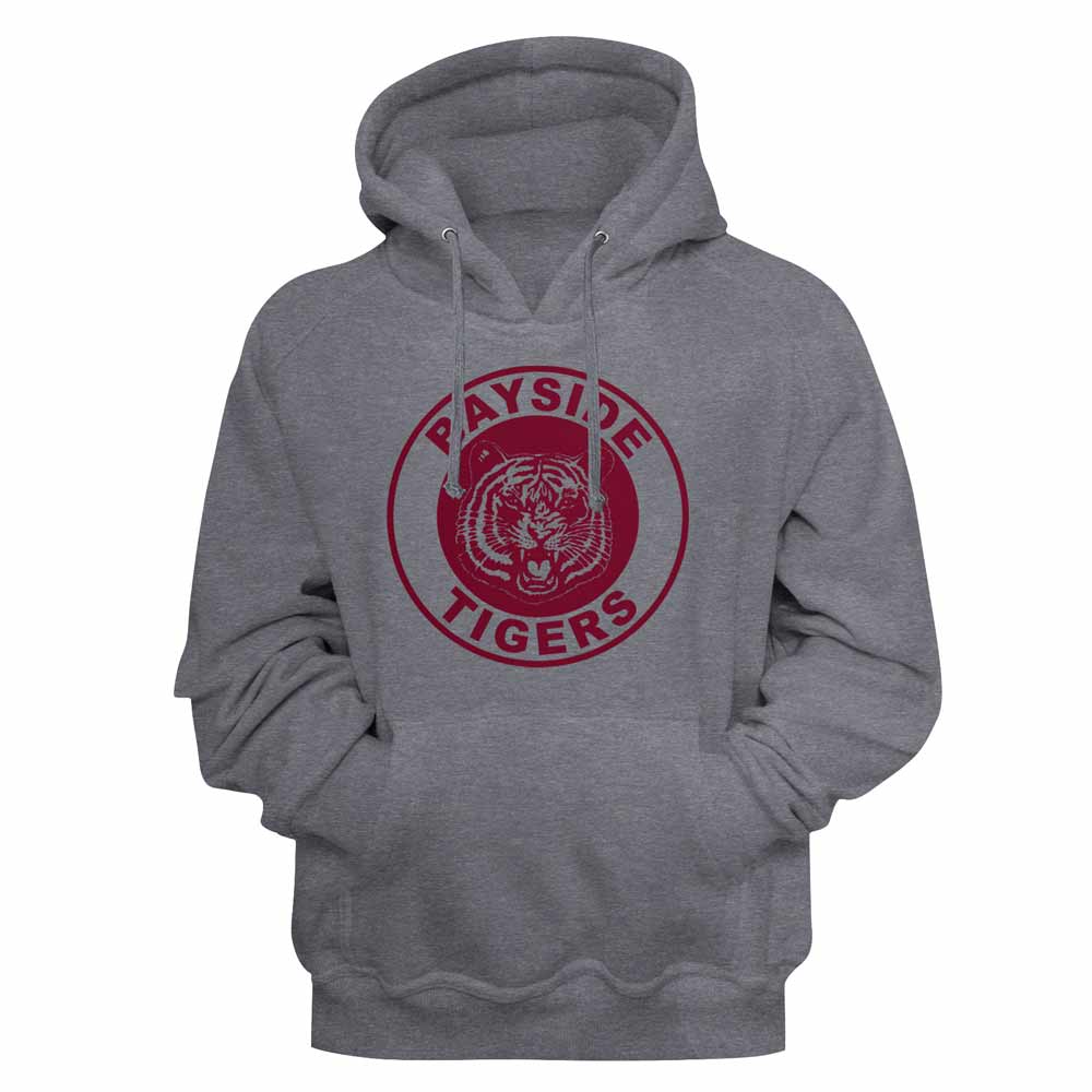 Saved by the Bell Bayside Tigers Gunmetal Heather Hoodie