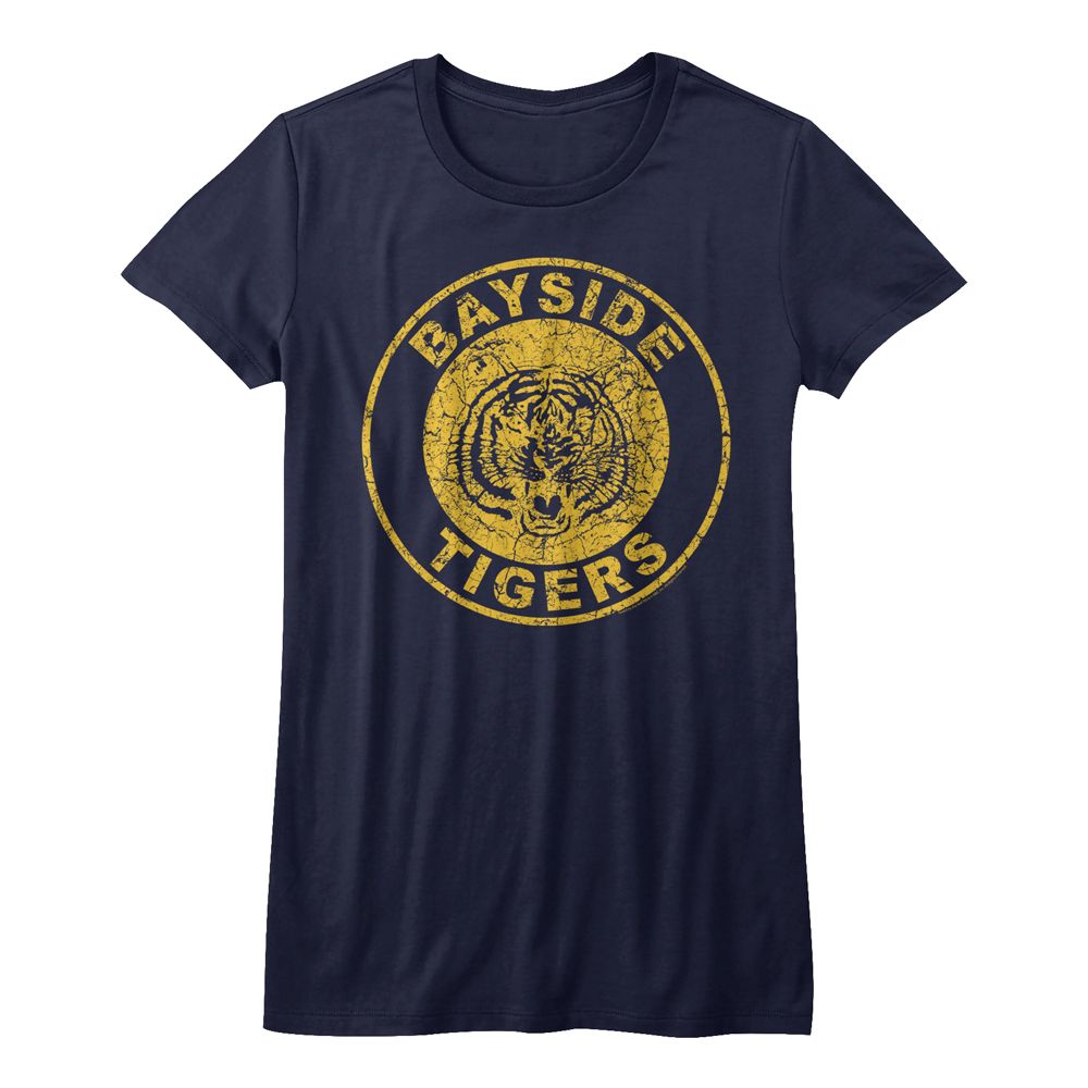 Saved by the Bell Bayside Tigers Navy Women's T-Shirt