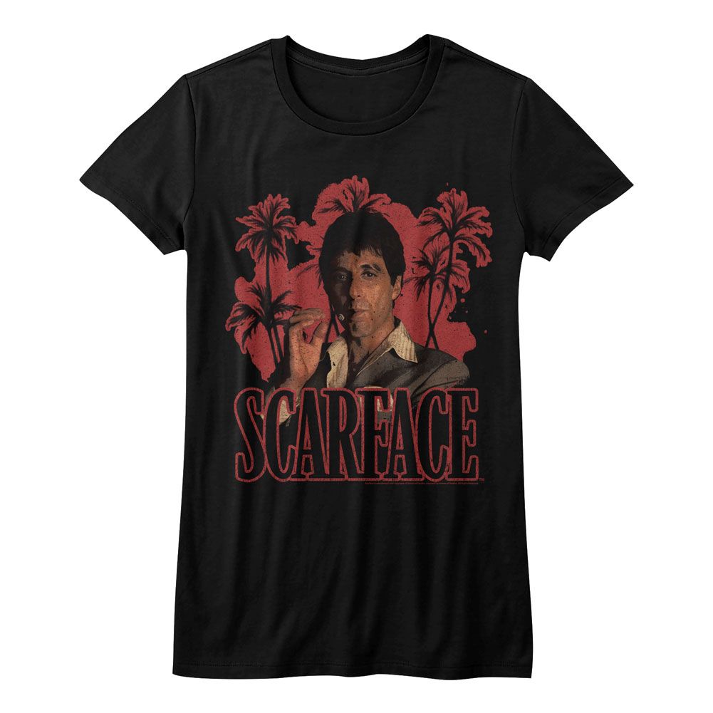 Scarface Rd Palms Black Women's T-Shirt