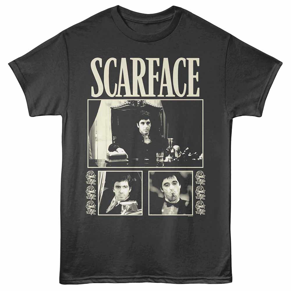 Scarface 3 Photo Rose Alt Smoke T-Shirt