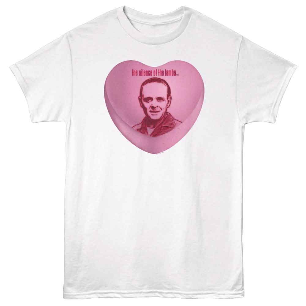 Silence of the Lambs SOL Candy Heart White T-Shirt