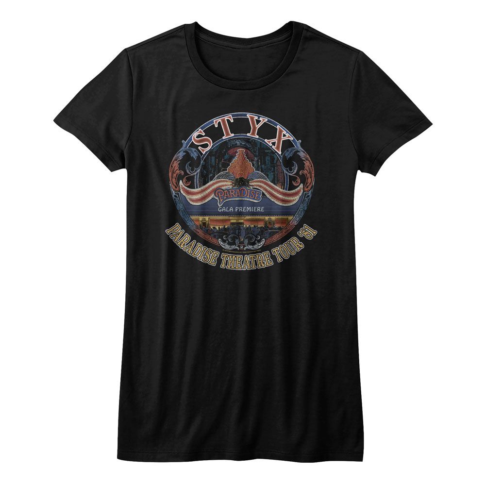 Styx Tour 81 Black Women's T-Shirt
