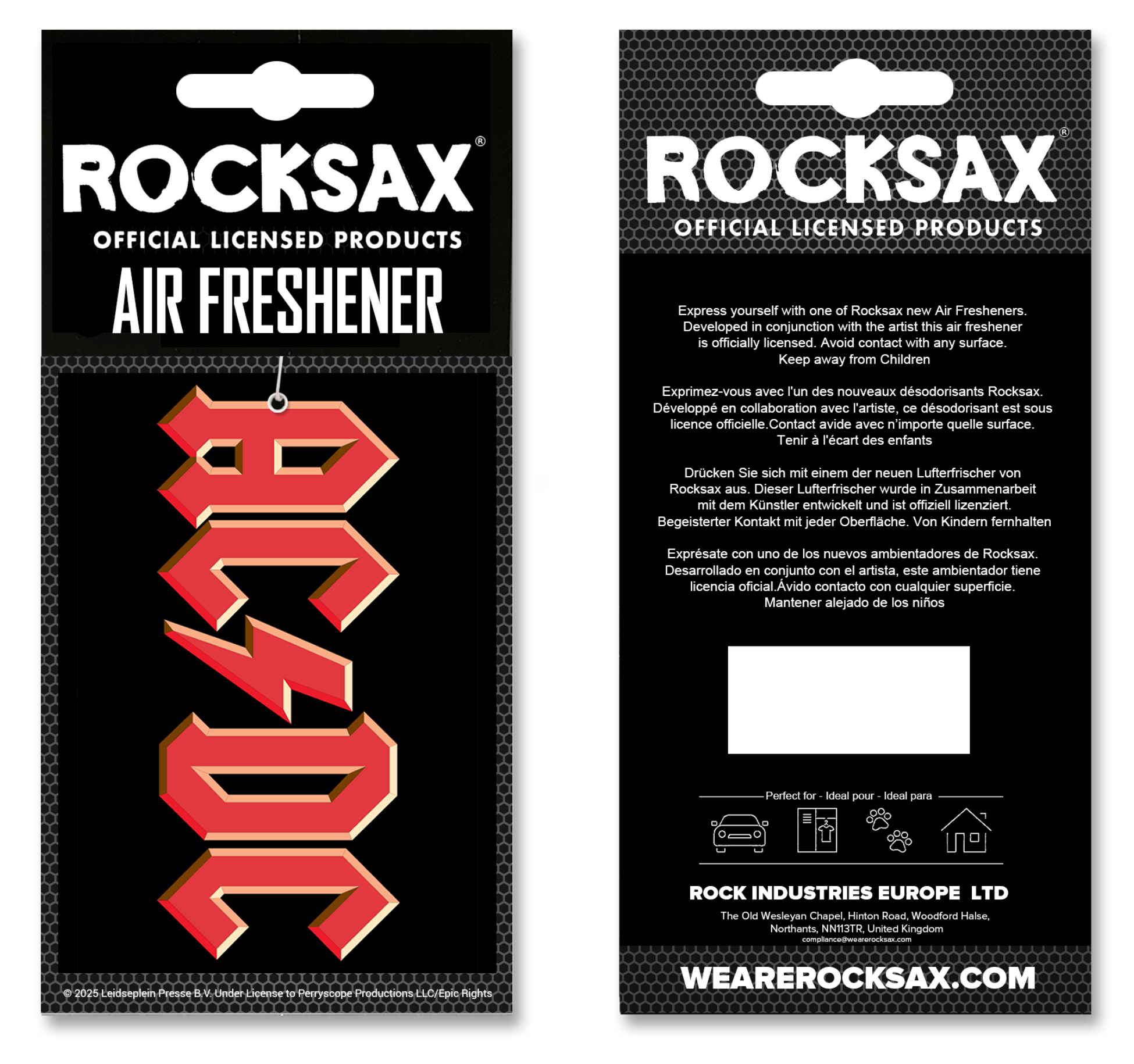 Wholesale Air Fresheners - AC/DC