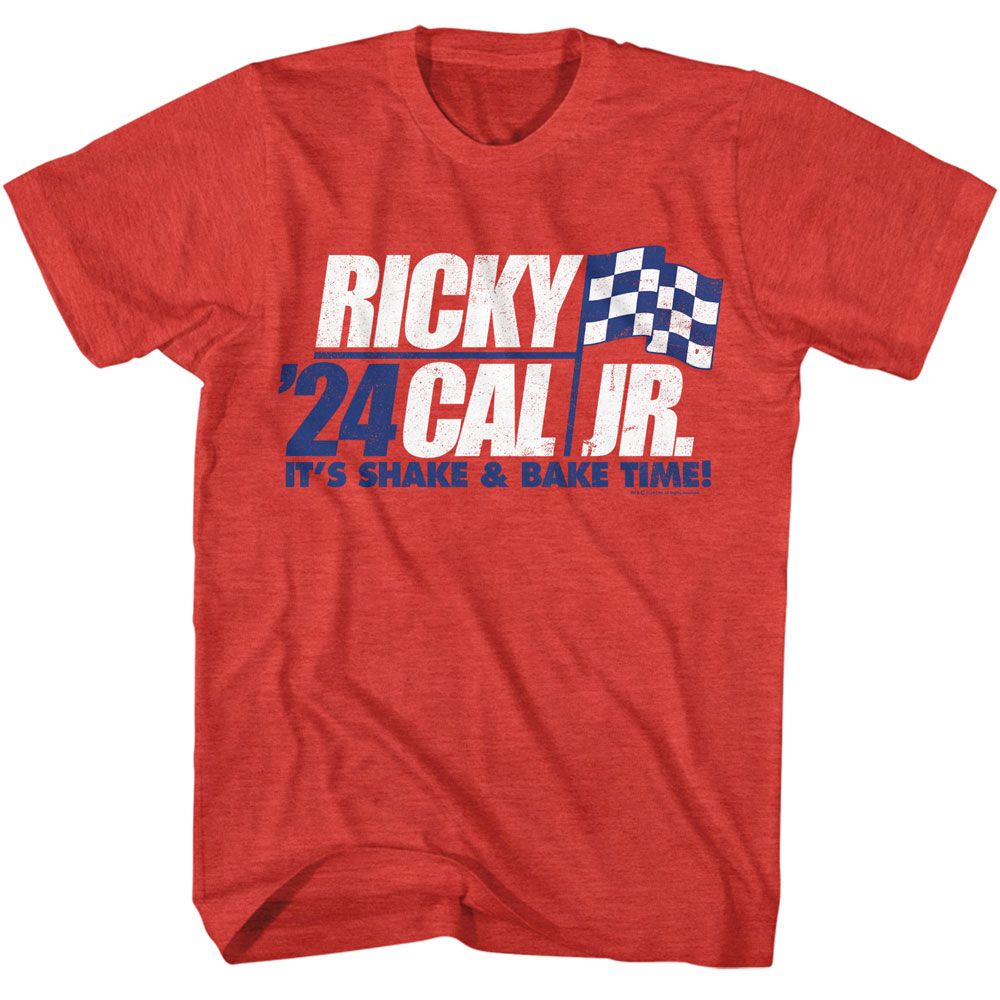 Talladega Nights Bobby Cal Jr 24 Red Heather T-Shirt