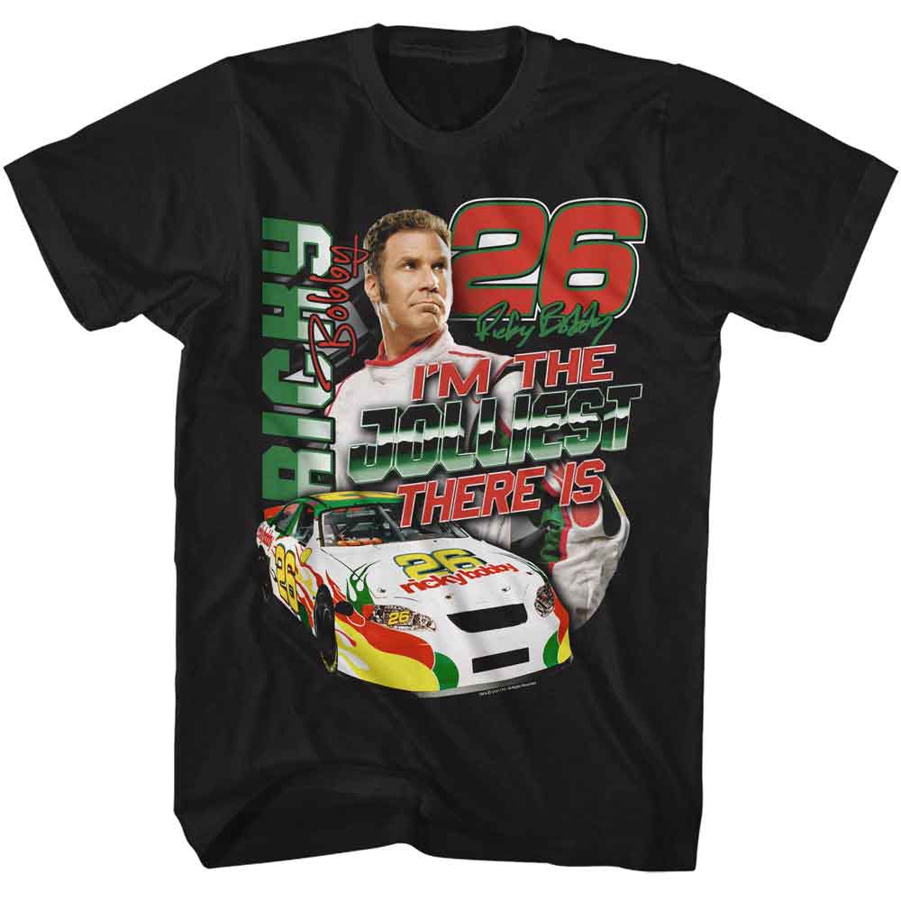Talladega Nights Jolliest There is Black T-Shirt