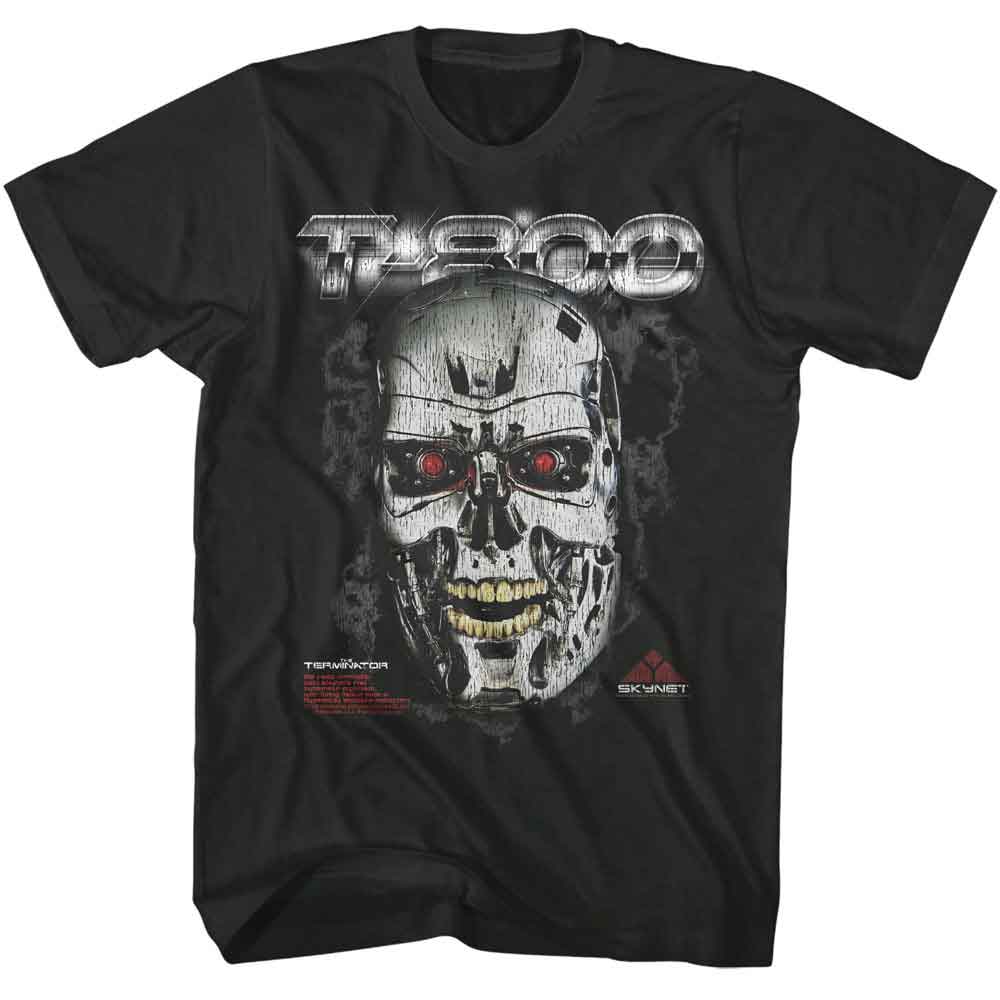 Terminator T 800 Endo Skull Smoke T-Shirt