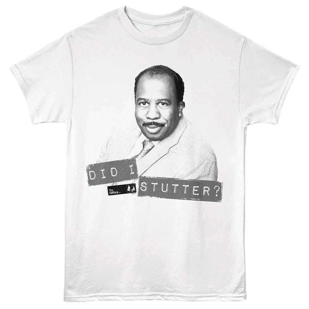 The Office Did I Stutter White T-Shirt