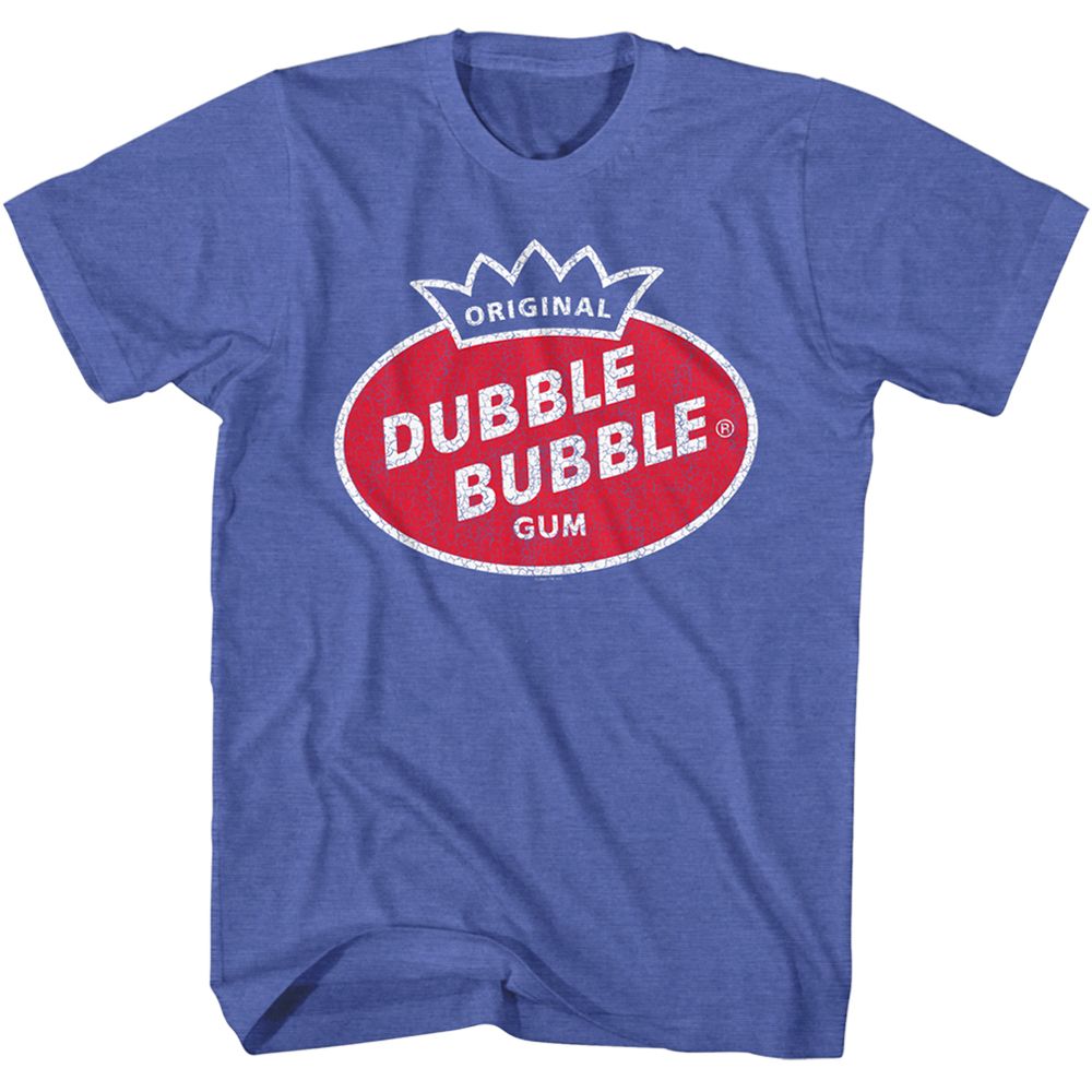 Wholesale Dubble Bubble Vtg Logo Royal Heather T-Shirt