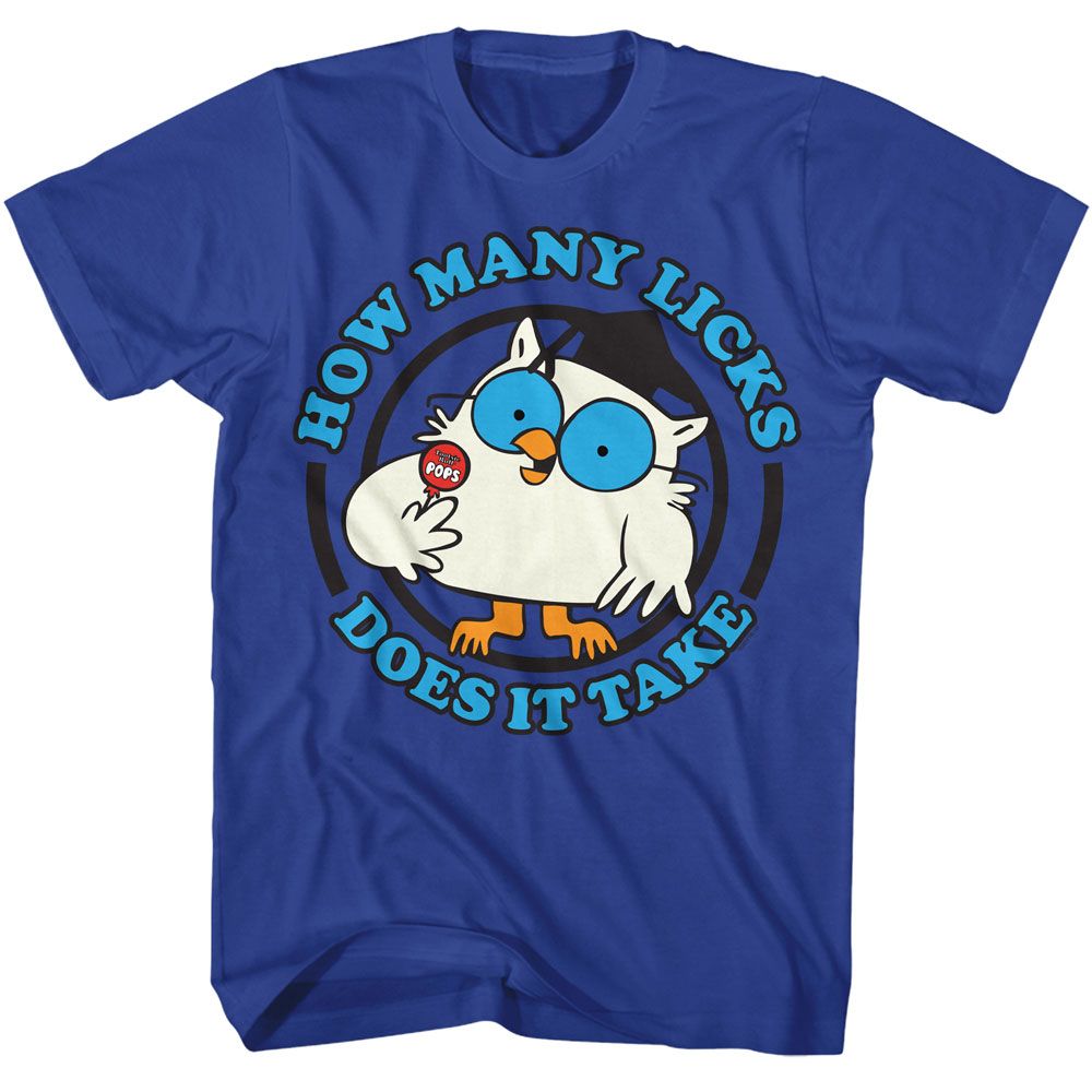 Wholesale Tootsie Roll Mr Owl Licks Royal T-Shirt