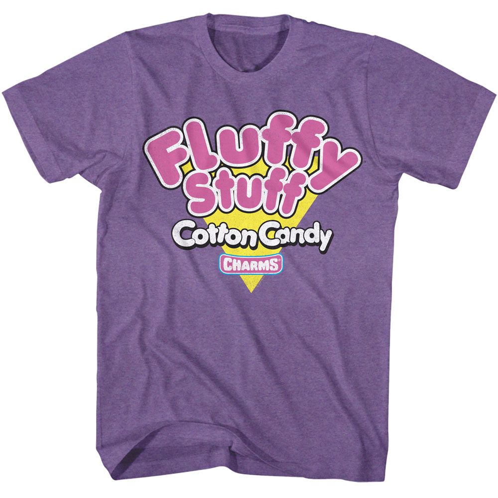 Wholesale Tootsie Rolls Fluffy Stuff Triangle Purple Heather T-Shirt